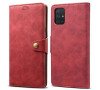 Lenuo Leather pro Samsung Galaxy A51, červená