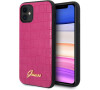 Guess Croco kryt iPhone 11 růžový