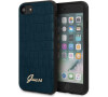 Guess Croco kryt iPhone SE (2020)/8/7 modrý