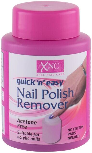 Odlakovač nehtů Xpel Nail Care Quick 'n' Easy, 75 ml (Acetone Free)