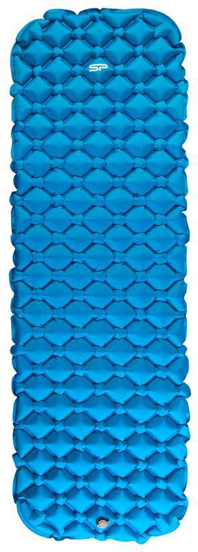 Spokey AIR BED Nafukovací matrace s vakem, 190 x 56 x 5 cm, R-Value 2.5, modrá