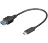 PremiumCord kabel USB C samec-USB A 3.0 samice 20cm