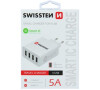 SWISSTEN SÍŤOVÝ ADAPTÉR SMART IC 4x USB 5A POWER BÍLÝ