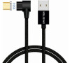 MAGNETICKÝ TEXTILNÍ DATOVÝ KABEL SWISSTEN ARCADE USB / MICRO USB 1,2 M ČERNÝ