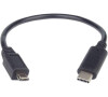 PremiumCord kabel USB C samec-Micro USB 2.0 samec 20cm