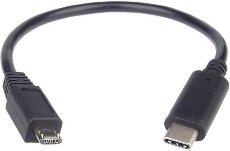 PremiumCord kabel USB C samec-Micro USB 2.0 samec 20cm