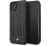 BMW Real Leather kryt iPhone 11 černý