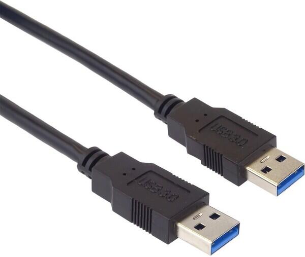 PremiumCord kabel USB 3.0 male - USB 3.0 A male 5Gbps 2 m černá