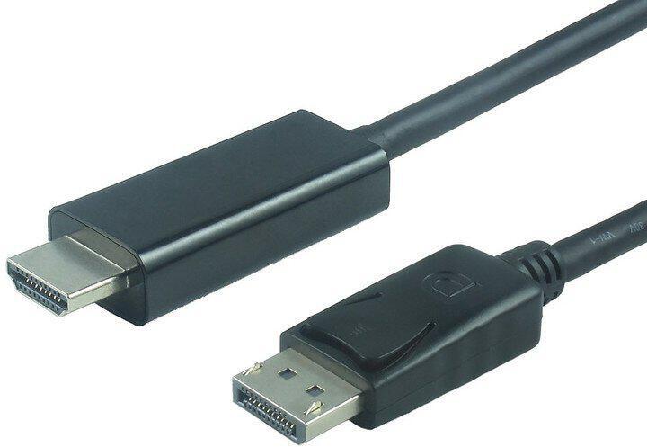 Kabel PremiumCord DisplayPort 1.2 na HDMI 2.0, 2m