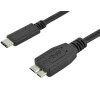 PremiumCord kabel USB C 3.1 - USB 3.0 Micro-B 0,6m