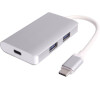 PremiumCord rozbočovač USB-C 3.1, 2x USB 3.0