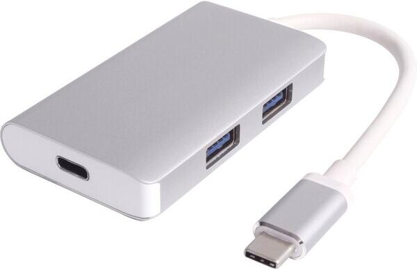 PremiumCord rozbočovač USB-C 3.1, 2x USB 3.0