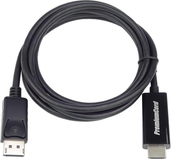 PremiumCord kabel DisplayPort-HDMI 1m
