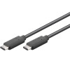 PremiumCord Kabel USB-C 3.1 - USB-C 3.1/, 0,5m, černý