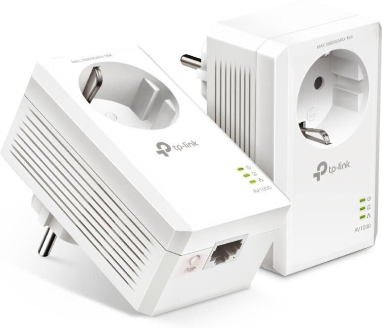 TP-Link TL-PA7017P KIT AV1000 Gb průchozí Powerline sada (2ks)