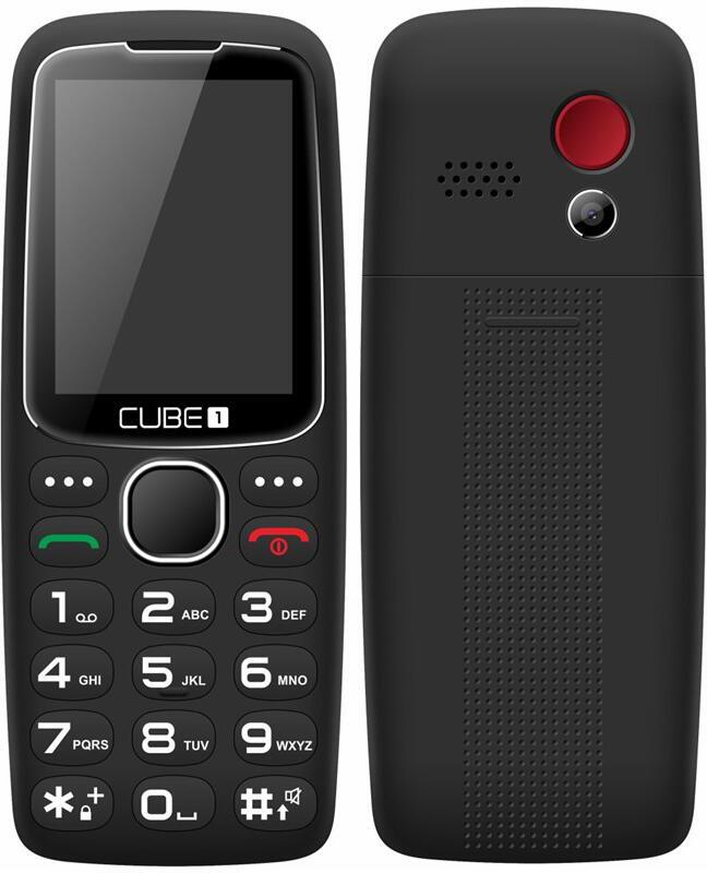 Mobilní telefon CUBE1 S300 Senior Black