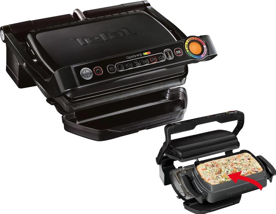 Elektrický gril Tefal OPTIGRILL+ SNACKING&BAKING GC714834