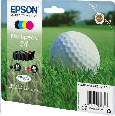 EPSON ink Multipack 4-colours "Golf" 34 DURABrite Ultra Ink (C13T34664010)