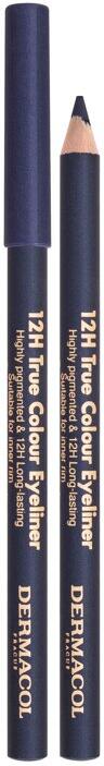 Tužka na oči Dermacol 12H True Colour, 0,28 ml, odstín 7 Grey