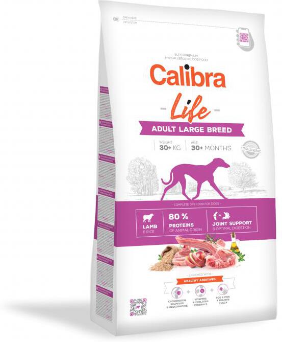 Granule pro psy Calibra Life Adult Large Breed Lamb, 12kg