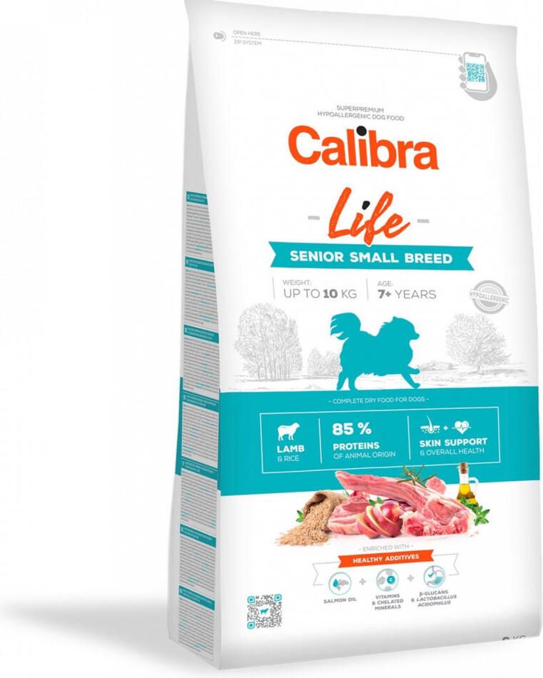 Granule pro psy Calibra Life Senior Small Breed Lamb, 1,5kg
