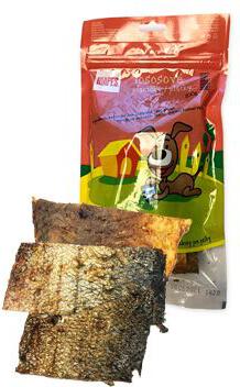 Pochoutka sušená MAPES lososové placičky 100g