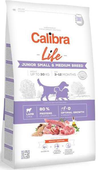 Granule pro psy Calibra Life Junior Small&Medium Breed Lamb, 2,5kg