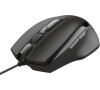 Trust VOCA/Kancelářská/Optická/Pro praváky/2 400 DPI/Drátová USB/Černá (23650)