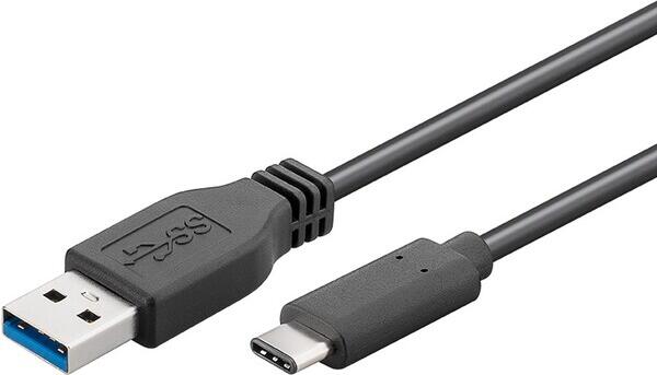 Smarty kabel USB-C - USB 3.0 0,5m černý (ku31ca05bk)