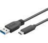 Smarty kabel USB-C USB 3.0 1m černý (ku31ca1bk)