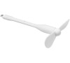 Smarty větráček s microUSB konektorem bílý