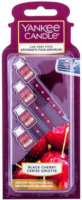 Vůně do auta Yankee Candle Black Cherry Vent Stick, 4 ml