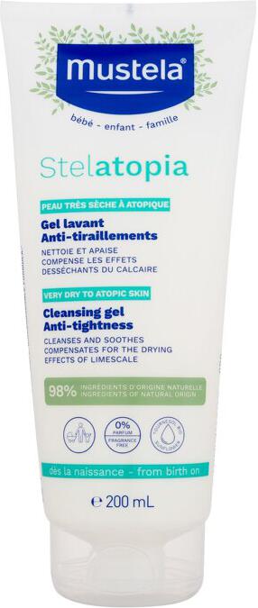 Sprchový gel Mustela Bébé Stelatopia Cleansing Gel, 200 ml