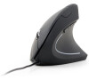 Myš GEMBIRD MUS-ERGO-01, ergonomická, černá, USB