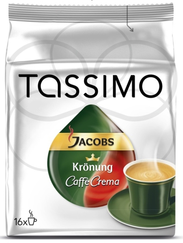 Kapsle Jacobs Krönung Café Crema 112 g Tassimo