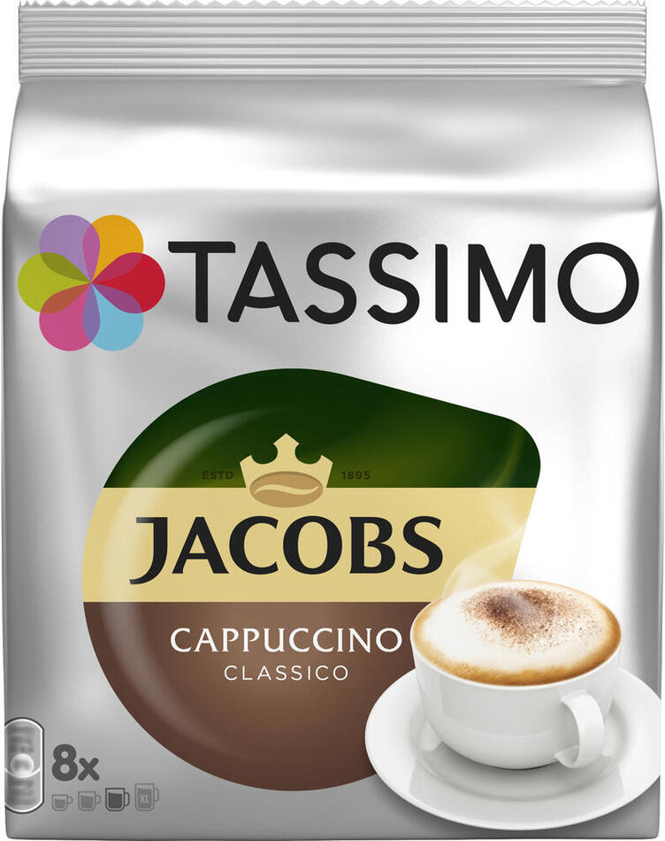 Kávové kapsle Jacobs Krönung Cappuccino Tassimo