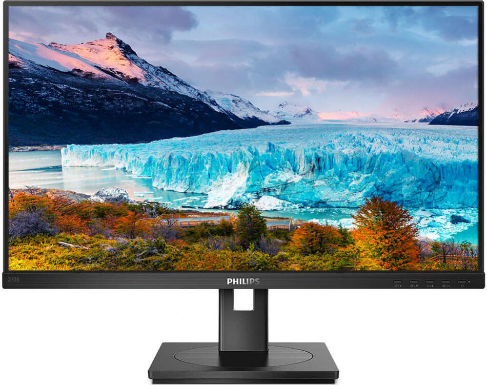 Philips LCD 272S1AE 27" IPS / 1920x1080@75Hz / 4ms / 300cd / VGA / DVI / HDMI / DP / Repro / Pivot / HAS / VESA (272S1AE/00)
