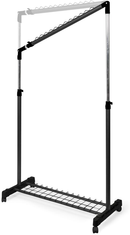 Compactor Stairs Black stojan na šaty - Stender pod schody, 91,5 x 42 x 102-170 cm