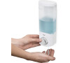 Compactor UNO dávkovač mýdla / šampónu na zeď, bílý plast, 360 ml
