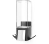 Compactor Edge nástěnný dávkovač mýdla, chrom / ABS plast - černý, 500 ml