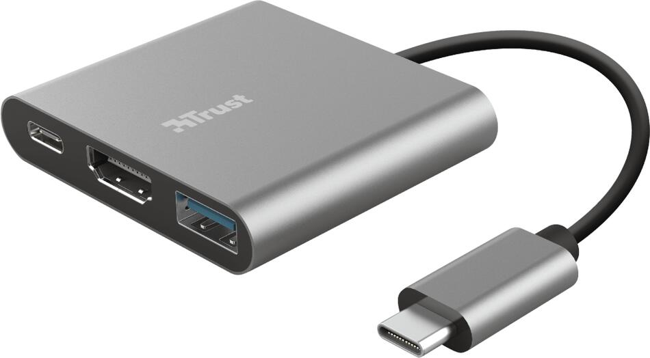 Trust DALYX 3-IN-1 USB-C ADAPTER (23772)