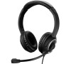 Sandberg PC sluchátka USB Chat Headset s mikrofonem, černá (126-16)
