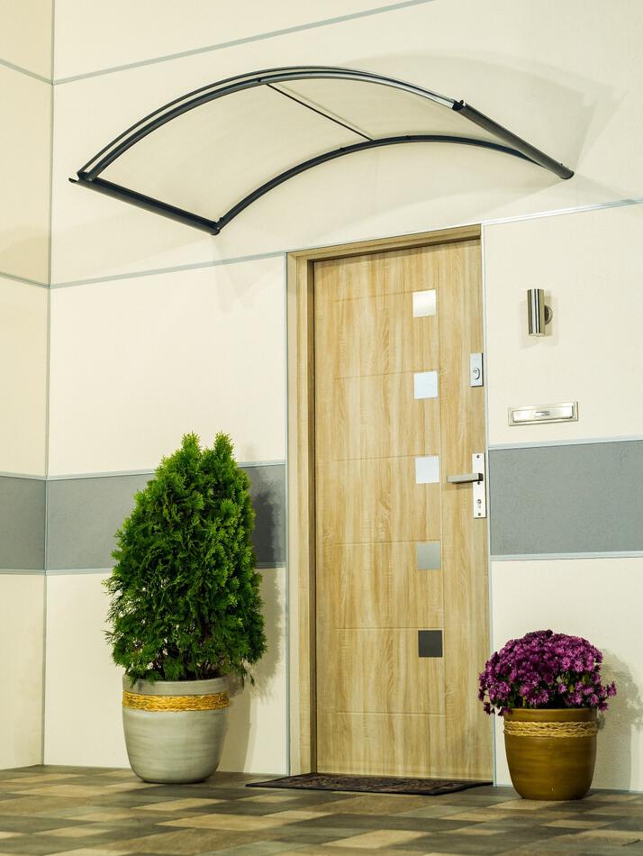 Stříška nad dveře LANITPLAST ARCUS 160/90 antracit LG2177