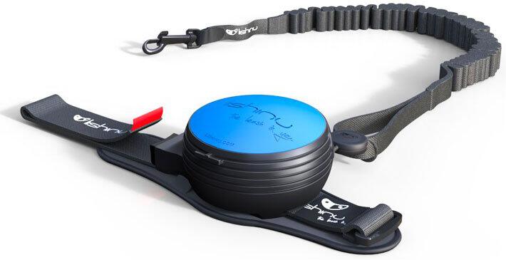 Lishinu3 vodítko Bungee modré velikost L (13-40kg)