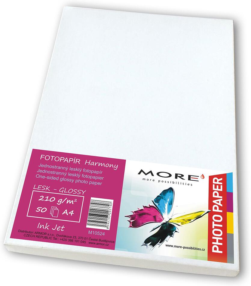 ARMOR fotopapír 50 list,210g/m2,glossy,1str,Ink Jet (M10524)