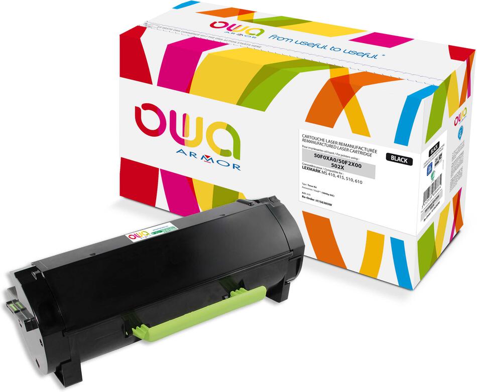 OWA ARMOR toner kompatibilní s LEXMARK 50F2X00, černá/black (K15638OW)