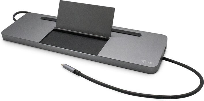 i-tec USB-C Metal Low Profile Triple Display Docking Station + Power Delivery 85 W (C31FLATDOCKPDPRO)