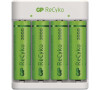 Nabíječka baterií GP Eco E411 + 4× AA ReCyko 2100 (B51414)
