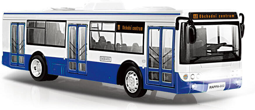Autobus Rappa česky mluvící, se světlem se zvukem