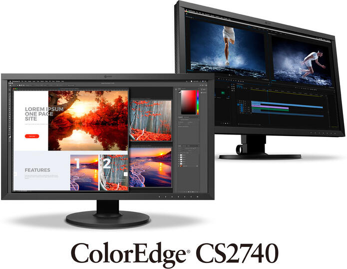 EIZO CS2740 27" Wide IPS/3840 x 2160 (4K UHD)/1000:1/350 cd/m2/ DP/USB-C/HDMI/černý
